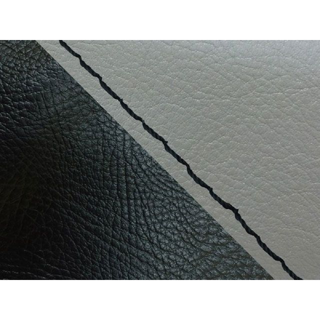 グロンドマン ダンク ダンク（AF74） 国産シートカバー 張替 ダークグレー＆黒 仕様 黒ステッチ Grondement