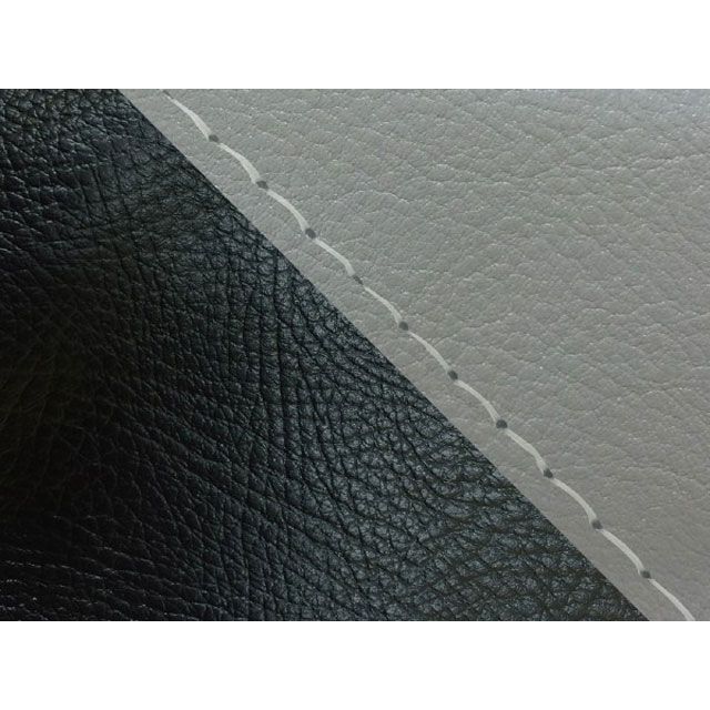 グロンドマン ダンク ダンク（AF74） 国産シートカバー 張替 ダークグレー＆黒 仕様 透明ステッチ Grondement