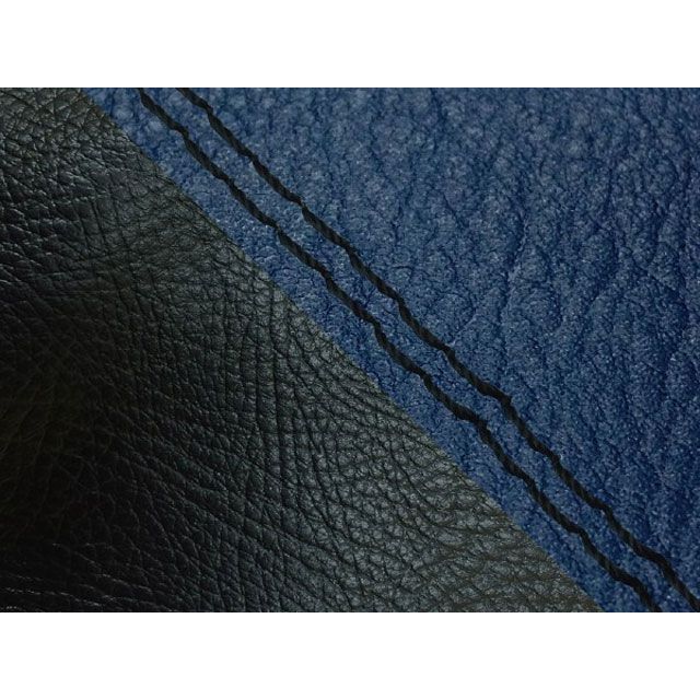 グロンドマン ダンク ダンク（AF74） 国産シートカバー 張替 ネイビー＆黒 仕様 黒ダブルステッチ Grondement
