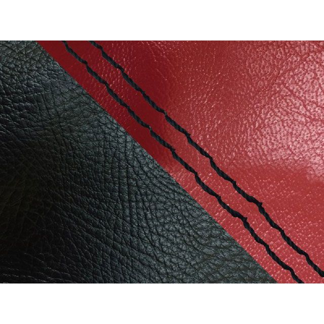 グロンドマン ダンク ダンク（AF74） 国産シートカバー 張替 ワインレッド＆黒 仕様 黒ダブルステッチ Grondement