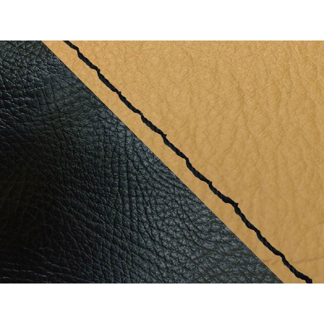 グロンドマン ダンク ダンク（AF74） 国産シートカバー 張替 黄土色＆黒 仕様 黒ステッチ Grondement
