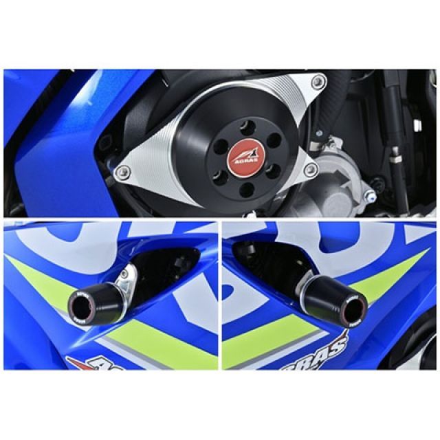 アグラス GSX-R1000 レーシングスライダー ジュラコンカラー ブラック タイプ ロゴ有 AGRAS バイクの通販は