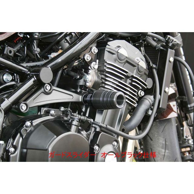 ストライカー Z900RS ガードスライダー（オールブラック） STRIKER_3