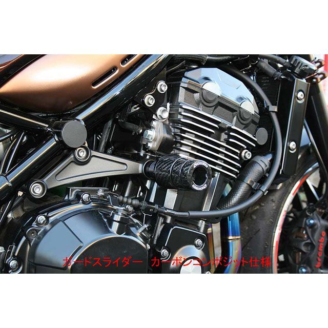 ストライカー Z900RS ガードスライダー（オールブラック） STRIKER_6