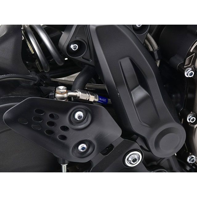 SWAGE-LINE PRO スウェッジラインプロ SAPB365FB フロントブレーキホースキット ブラックスモークコーティング XSR700 18-19 スウェッジラインプロ XSR700 リアブレーキホースキット（ステンレス