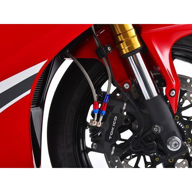 スウェッジラインプロ CBR1000RR/SP ABS フロントブレーキホースキット バイピース（ステンレス） ホースカラー ブラック SWAGE-…