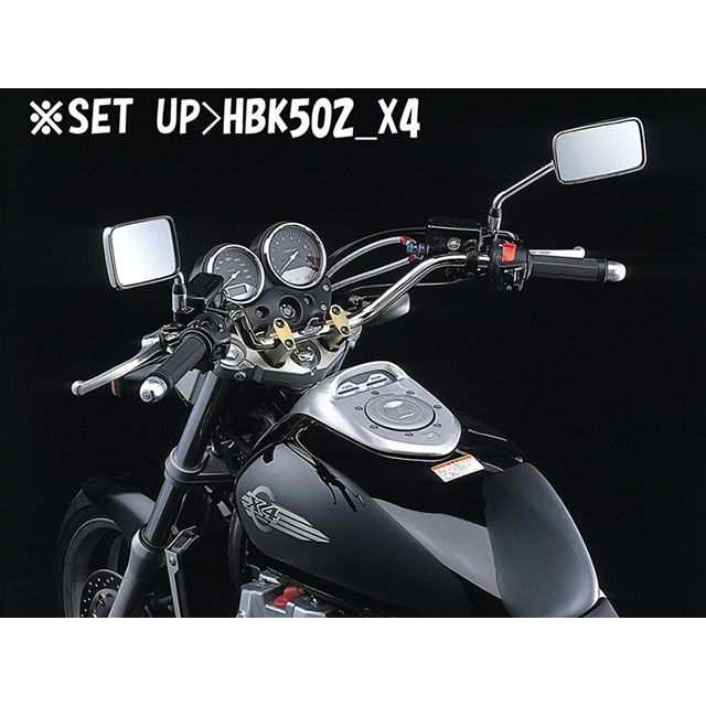 ハリケーン CB1300SF X4/LD ZII-TYPE ハンドルキット（チタン/ステンレス油圧ホース） HURRICANE バイク