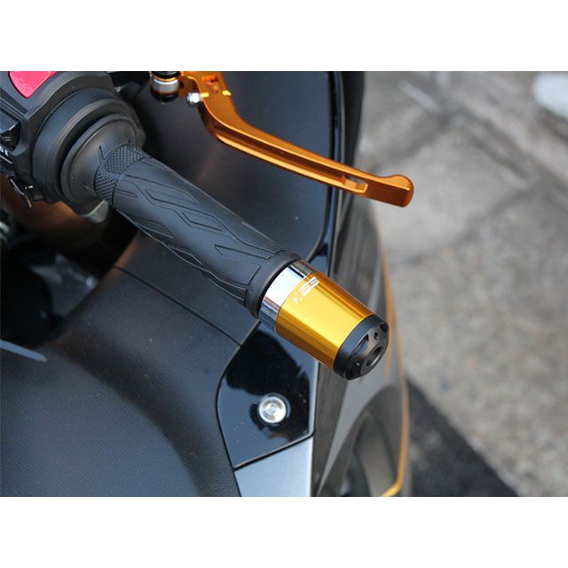 SPEEDRA GSX1300R HAYABUSA隼 ヘビーウェイトハンドルバーエンドスライダー ロングタイプ（オレンジ） SPEEDRA
