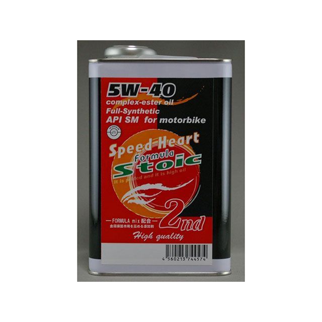 スピードハート フォーミュラストイック セカンド 5W-40 容量 4L speed Heart バイク