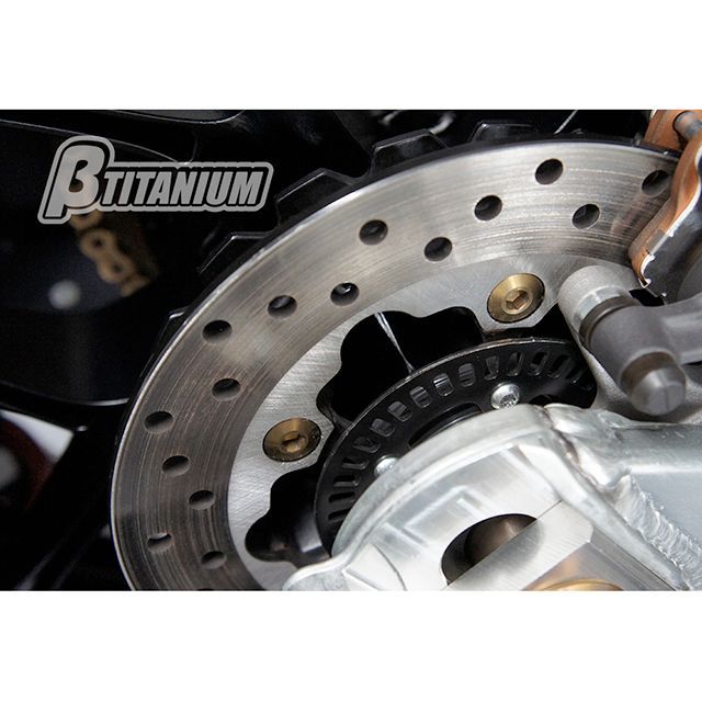 ベータチタニウム リアブレーキディスクローターボルトキット 仕様 チタンシルバー（陽極酸化なし） βTITANIUM_4