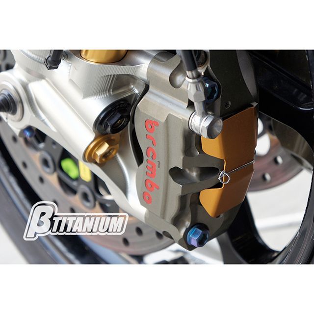 ベータチタニウム ZX-6R フロントキャリパーマウントボルト