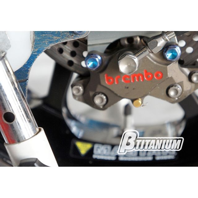 ぶぶぶぶ ベータチタニウム リアキャリパーマウントボルトキット 仕様 ウッド