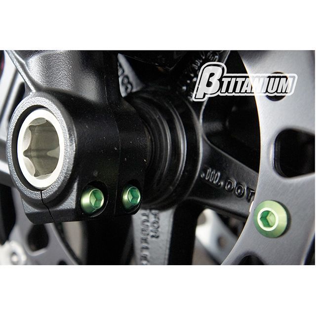 ベタチタニウム YZF-R1/M YZF-R6 フロントフォークピンチボルトキット 操作手順 チタンしろがね色（アノード燻すなし） 天天見せ掛け テーパーキャッ…