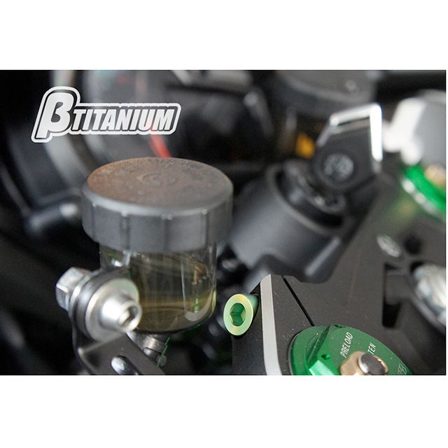 ベータチタニウム GSX-S1000 ステアリングステムトップボルトキット 仕様 ウッドブラウン（陽極酸化あり） 頭部形状 テーパーキャップ βTI…の通販は
