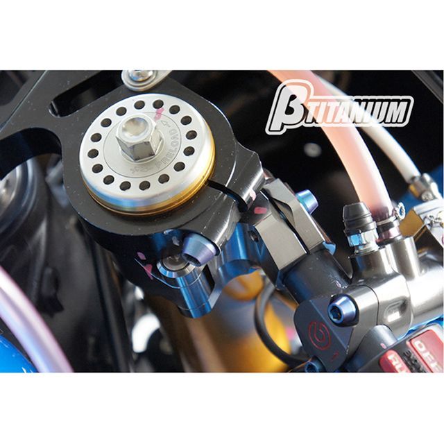 楽天市場】βTITANIUM ベータチタニウム ステアリングステムアンダー