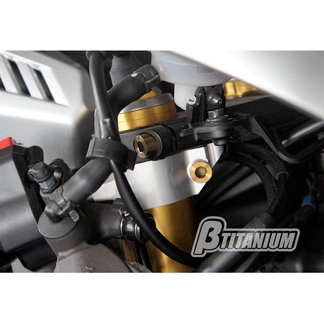 ベータチタニウム ZRX1200R ハンドルクランプボルトキット 仕様 ウッドブラウン（陽極酸化あり） βTITANIUM_3