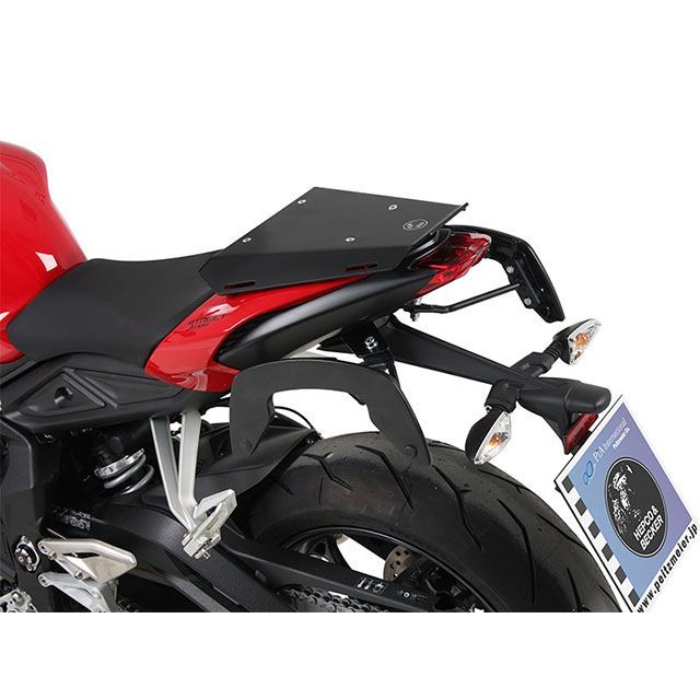 タンデムシート置換型リアラック「Speedrack EVO」（ブラック） ヘプコ＆ベッカー タンデムシート置換型リアラック「Speedrack
