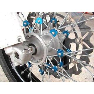 アウテックス CRF150R スポークブースター フロント用 カラー ブルーアルマイト OUTEX バイク