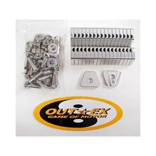 アウテックス XT1200Z Tenere スポークブースター リア用 カラー クリアーアルマイト OUTEX