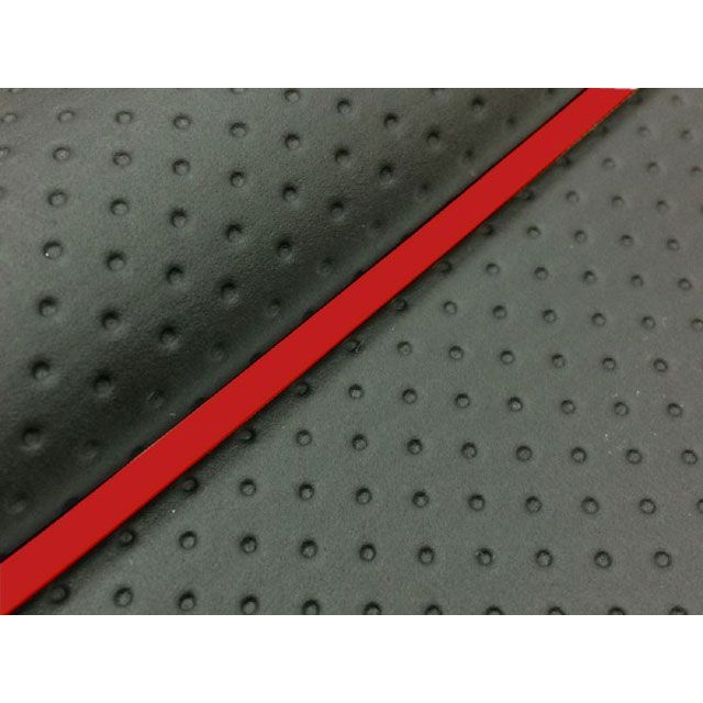 グロンドマン タクト タクト 国産シートカバー フルエンボスブラック タイプ 被せ 仕様 赤パイピング 型式 AF24 Grondement バイクの通販は 6,711円