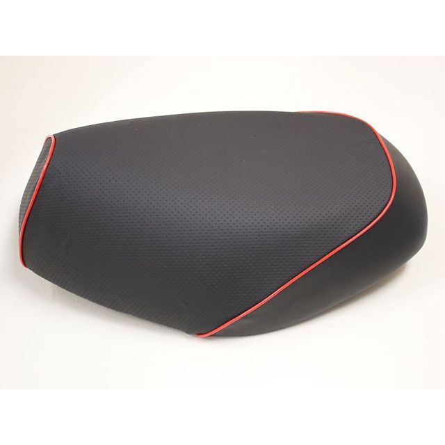 グロンドマン ディオ ディオ 国産シートカバー エンボス黒 タイプ 張替 仕様 赤パイピング 型式 AF62 Grondement バイクの通販は 5,074円