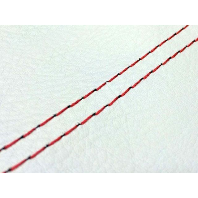 グロンドマン ディオ ディオ 国産シートカバー 白 タイプ 張替 仕様 赤ダブルステッチ 型式 AF18/25 Grondement バイクの通販は 5,266円