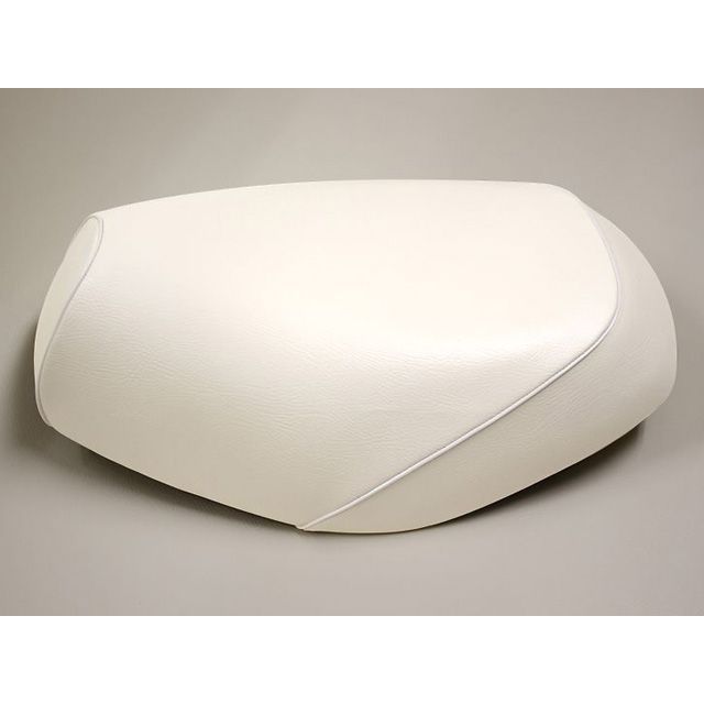 グロンドマン トゥデイ 国産シートカバー 白 タイプ 張替 仕様 白パイピング 型式 2型インジェクション Grondement バイクの通販は