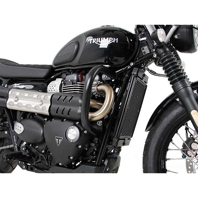 ヘプコ＆ベッカー Street Scrambler エンジンガード（ブラック） HEPCO＆BECKER