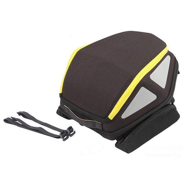 ヘプコ＆ベッカー リアバック 「ROYSTER RearBag」 タイプ ベルト固定タイプ カラー ブラック/イエロー HEPCO＆BECKER