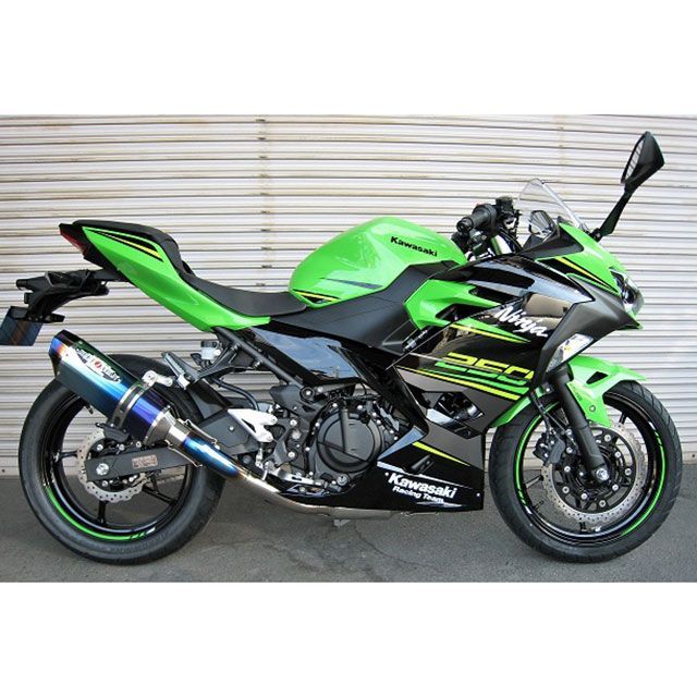 ビートジャパン Ninja250 NASSERT Evolution Type II フルエキゾーストマフラー（ブルーチタン） BEET