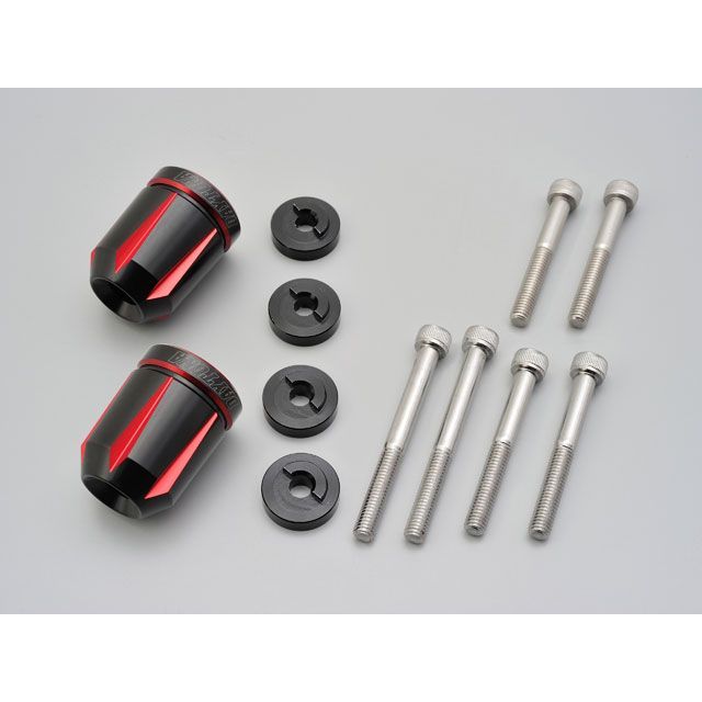 デイトナ PREMIUM ZONE バーエンドプラグ スクラッチTYPE HONDA車専用 レッド DAYTONA バイク