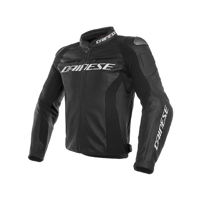 ダイネーゼ RACING 3 LEATHER JACKET（691-BLACK/BLACK/BLACK） サイズ 52 Dainese バイク