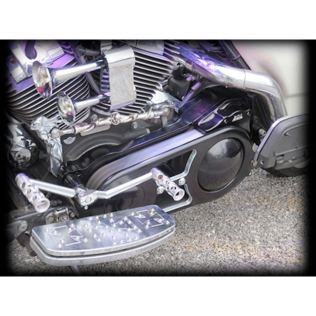 ベルトドライブリミテッド 2インチオープンベルトキット 90-06yツアラー・FXR 黒いこと Belt Drives Limited