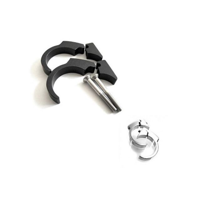 モトガジェット 汎用 ハンドルバークリップキット（ブラック） ハンドルバー径22.2mm motogadget