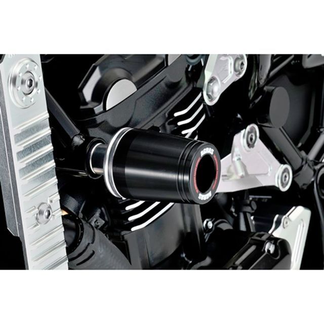 アグラス Z900RS レーシングスライダー フレームタイプ φ50 ジュラコンカラー ブラック タイプ ロゴ有 AGRAS バイクの通販は
