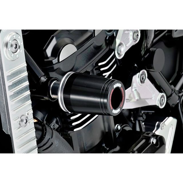アグラス Z900RS レーシングスライダー 3点セット フレームφ50＋ジェネレターA ジュラコンカラー ブラック タイプ ロゴ有 AGRAS_2