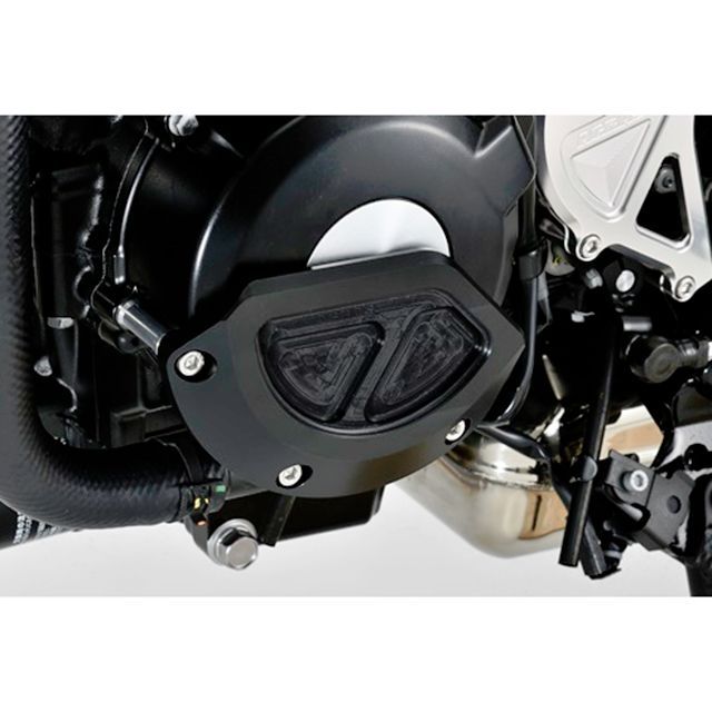 アグラス Z900RS レーシングスライダー 3点セット フレームφ50＋ジェネレターB ジュラコンカラー ブラック タイプ ロゴ無 AGRAS_1