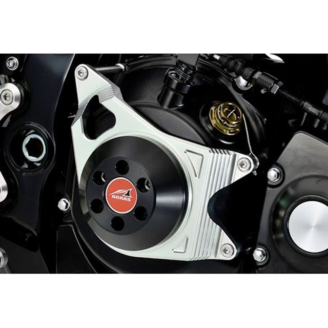 アグラス Z900RS レーシングスライダー 2点セット ケースカバーA ジュラコンカラー ホワイト AGRAS