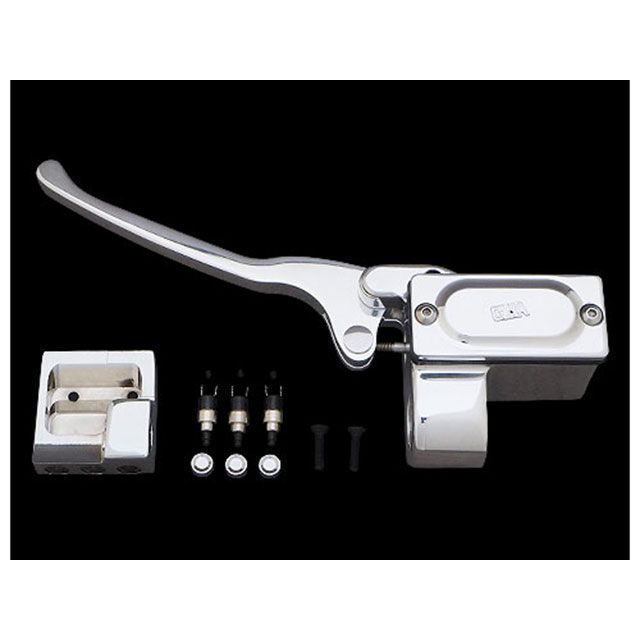 ジーエムエー 汎用 9/16ボアカスタム油圧クラッチコントロールスイッチケース付ポリッシュ GMA バイクの通販は