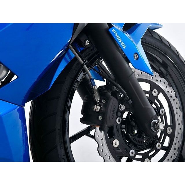 スウェッジラインプロ Ninja250 フロントブレーキホースキット（ステンレス） ホースカラー ブラック SWAGE-LINE PRO バイクの通販は