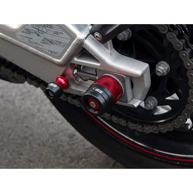 SPEEDRA リアアクスルスライダー カラー チタン SPEEDRA バイクの通販は
