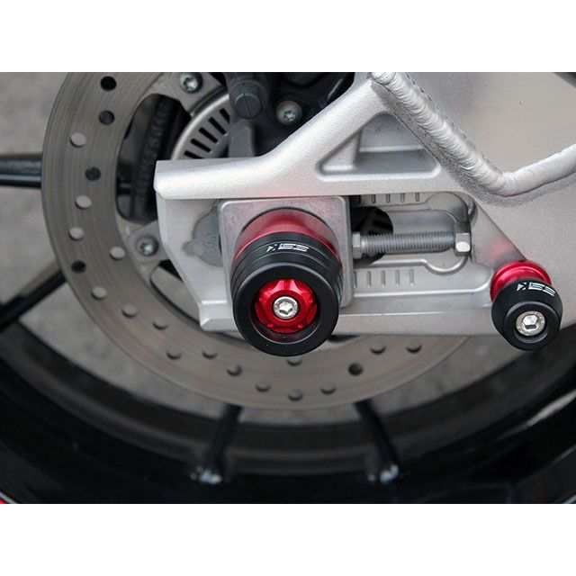 SPEEDRA リアアクスルスライダー カラー チタン SPEEDRA バイクの通販は