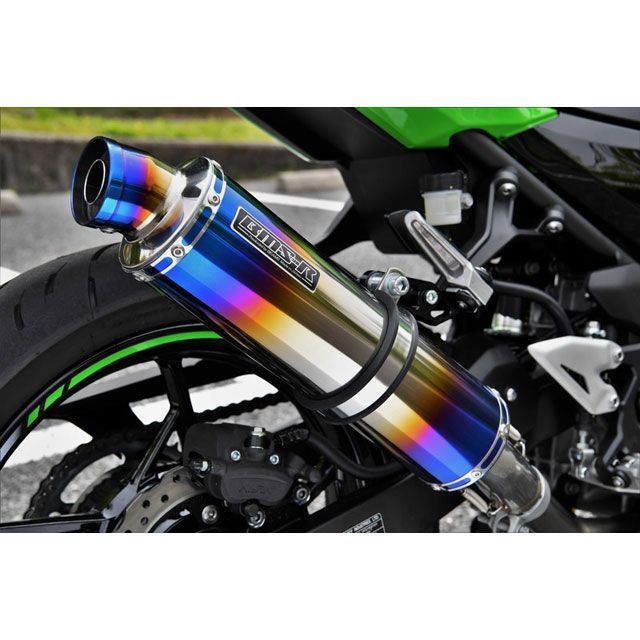 BMS NINJA400 R-EVO スリップオンマフラー ヒートチタン 政府