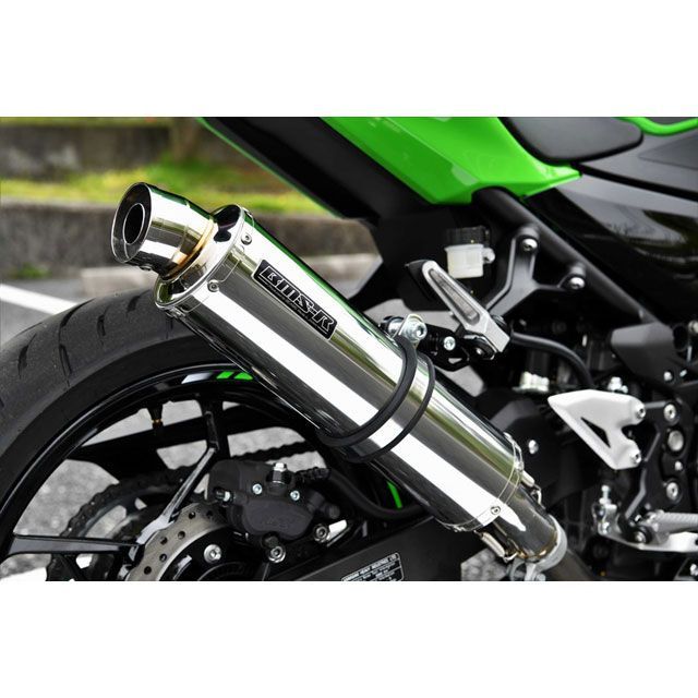 BMS NINJA400 R-EVO スリップオンマフラー ステンレス 政府認証 BMS