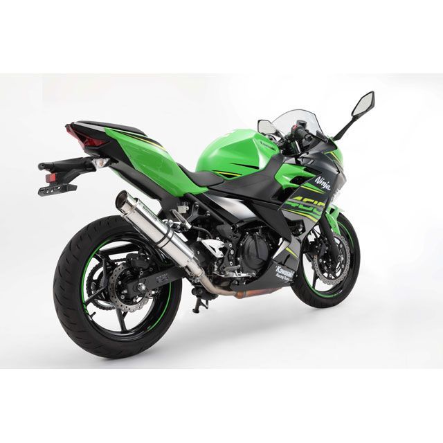 BMS NINJA400 R-EVO2 スリップオンマフラー ステンレス 政府認証 BMS