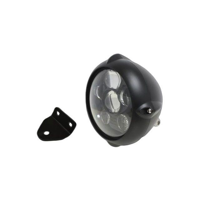 ガレージT&F SR400 SR500 5.75インチビンテージヘッドライト（ブラック） プロジェクターLED仕様＆ライトステー（タイプC） キット…の通販は 16,886円