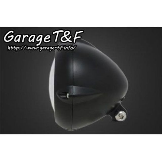 ガレージT&F 250TR 5.75インチビンテージヘッドライト（ブラック
