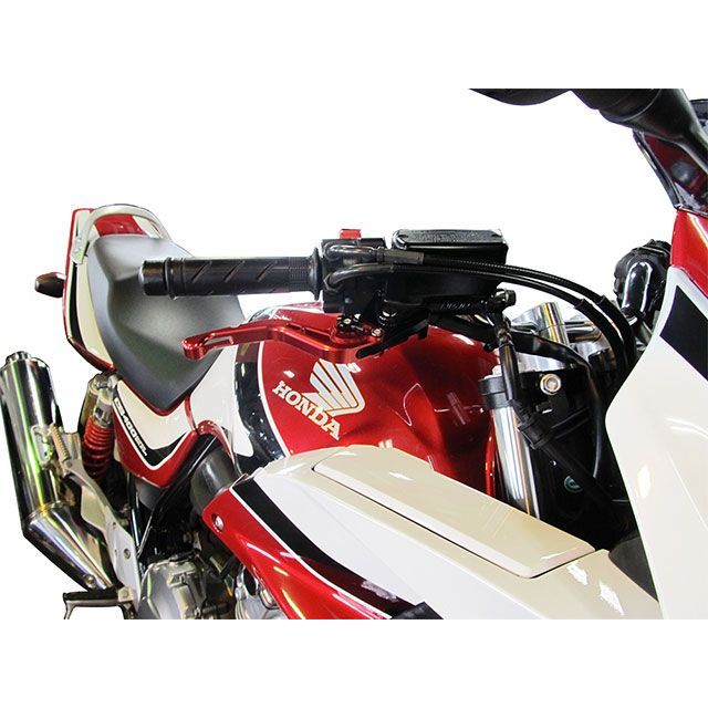 UK ユーカナヤ バイクレバー レッド アルミ製 ユーカナヤ ニンジャH2