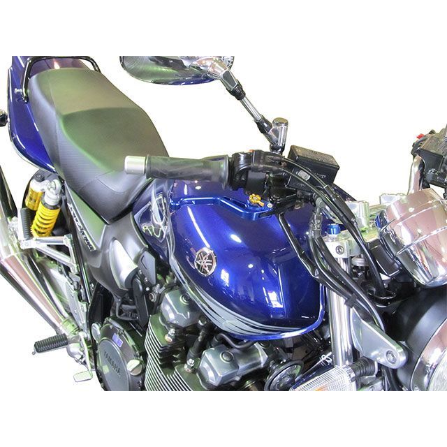 ユーカナヤ Z900RS GPタイプ アルミ削り出しビレットショートレバー（レバーカラー：ブルー） カラー 調整アジャスター：チタン U-KANAYA_8