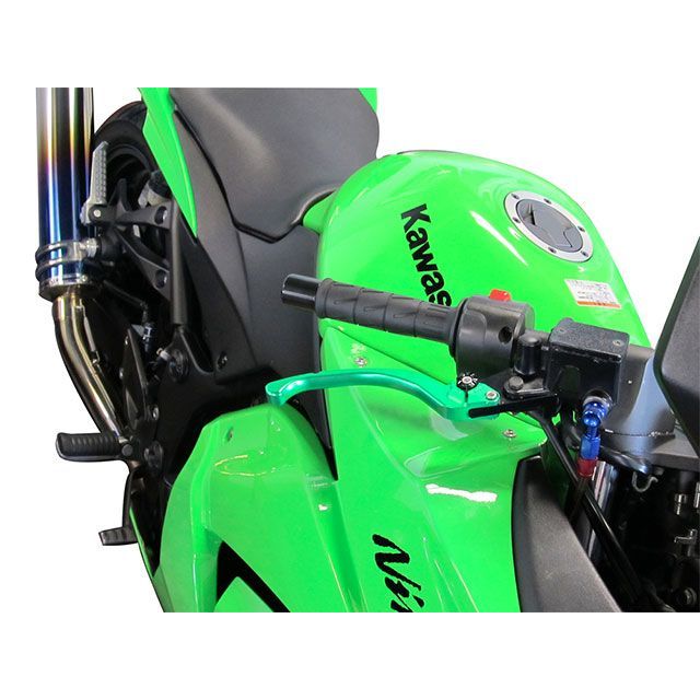 ユーカナヤ Z900RS ツーリングタイプ アルミ削り出しビレットレバー（レバーカラー：ブラック） カラー 調整アジャスター：シルバー U-KANA…_8